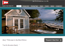 Tablet Screenshot of kyscboathouse.com
